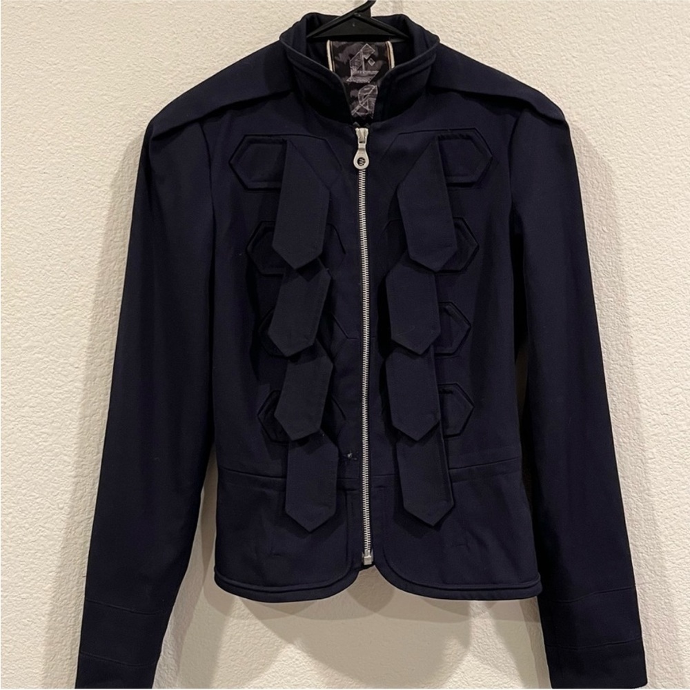 L.A.M.B. Navy military Blazer rare - Picture 3 of 10